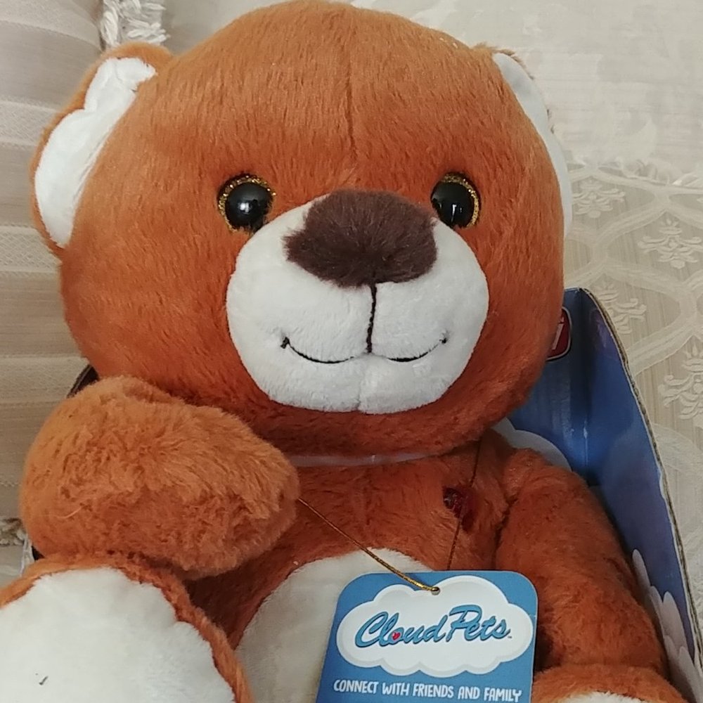 Cloud Pets 12" Plush Bear As Seen On TV  NWT